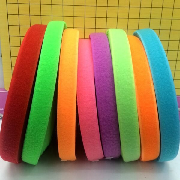 Customized colored Velcro fasteners, large-sized blended Velcro hooks, woolen face master stickers, clothing blended Velcro - 图片 4