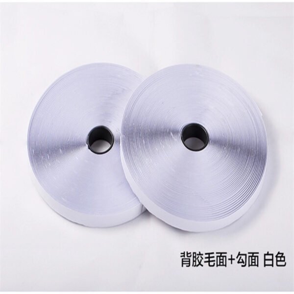 Velcro back adhesive manufacturer direct sales of hook surface back adhesive, wool back adhesive, special adhesive buckle tape for door and window screens - 图片 4