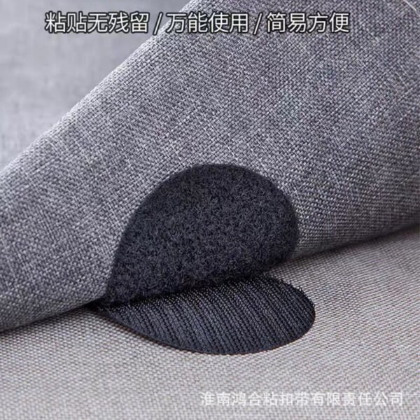 Sofa cushion holder, Velcro, anti-running and anti-slip, round, double-sided adhesive Velcro - 图片 6